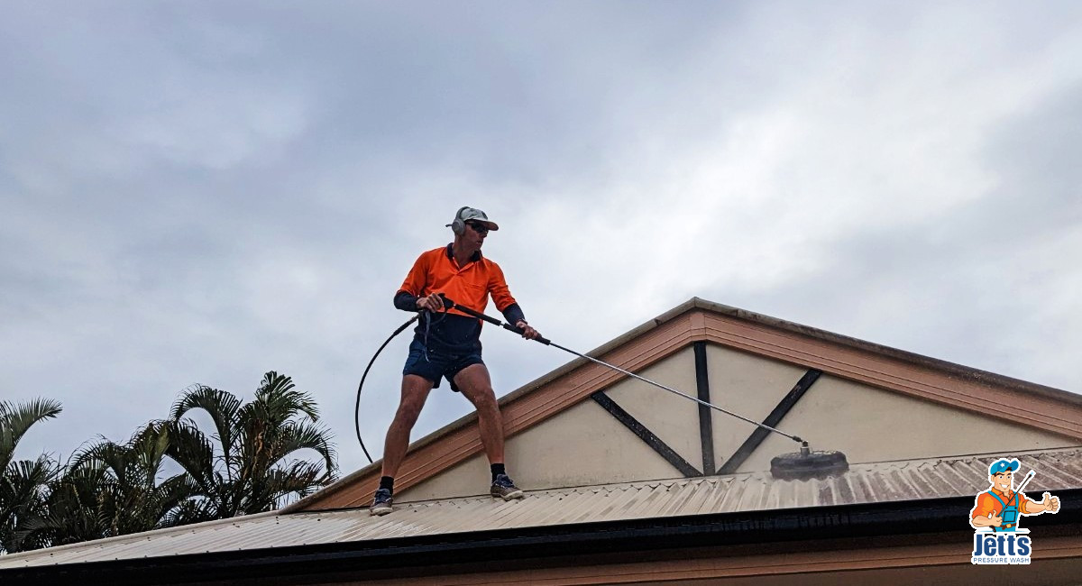 Palmwoods Roof Clean with Path & Driveway